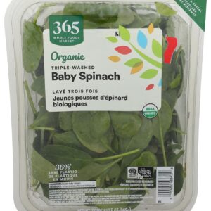 365 Organic Baby Spinach Salad, 5 Ounce
